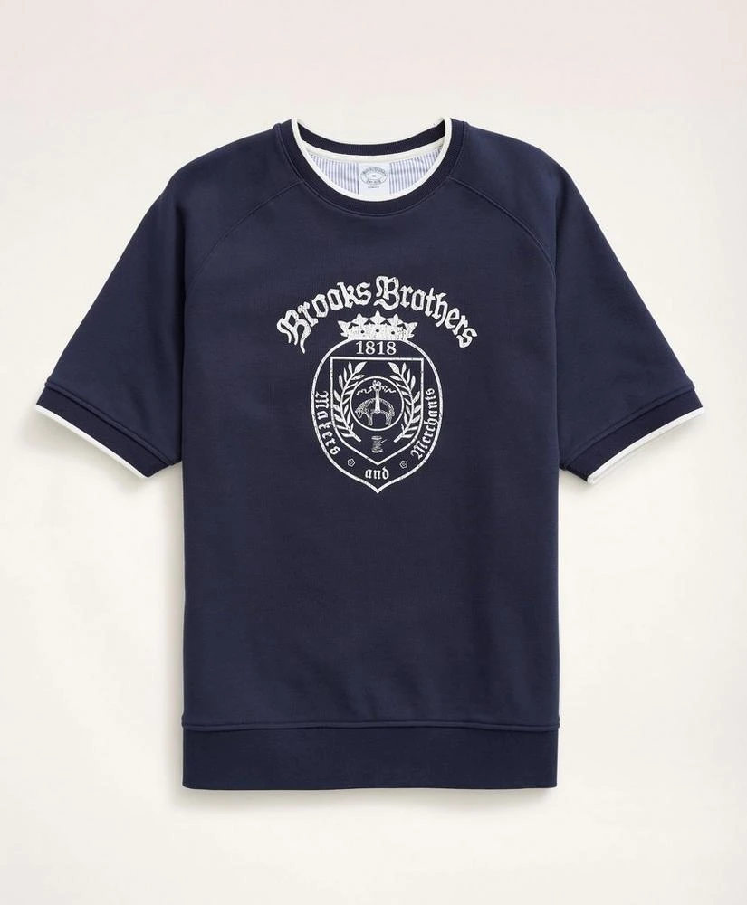 商品Brooks Brothers|Short-Sleeve Graphic Sweatshirt,价格¥333,第1张图片