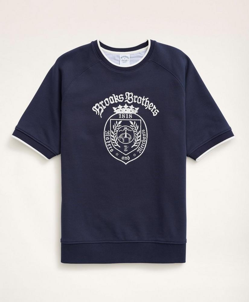 商品Brooks Brothers|Short-Sleeve Graphic Sweatshirt,价格¥371,第1张图片