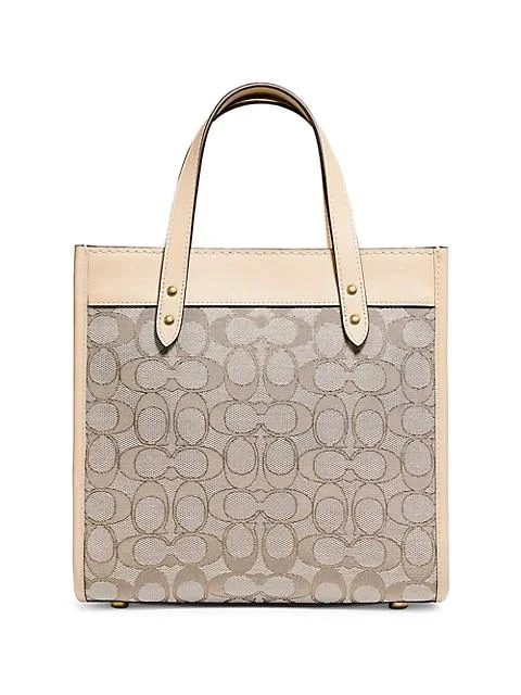 商品Coach|Field Signature Jacquard Tote,价格¥1113,第5张图片详细描述