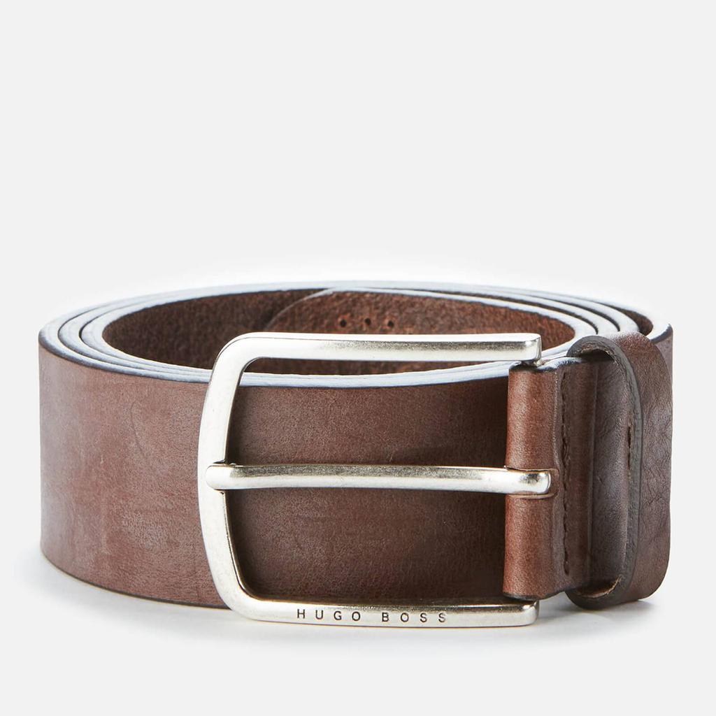 商品Hugo Boss|BOSS Men's Sander Belt - Dark Brown,价格¥346,第1张图片