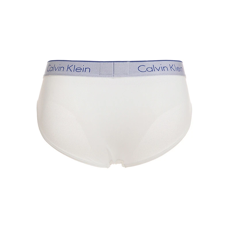 Calvin Klein 卡尔文 克莱恩 白色尼龙弹性纤维男士低腰透气三角内裤 NB1004-100 商品