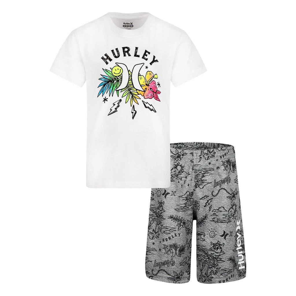 商品Hurley|Doodle Isle Jersey Set (Toddler/Little Kids),价格¥272,第1张图片