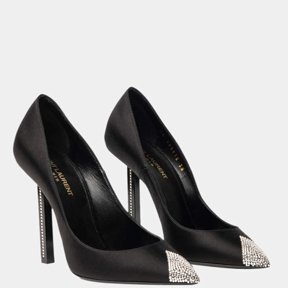 商品[二手商品] Yves Saint Laurent|Saint Laurent Stiletto Heel Pump With Jewels Size EU 38,价格¥5580,第2张图片详细描述