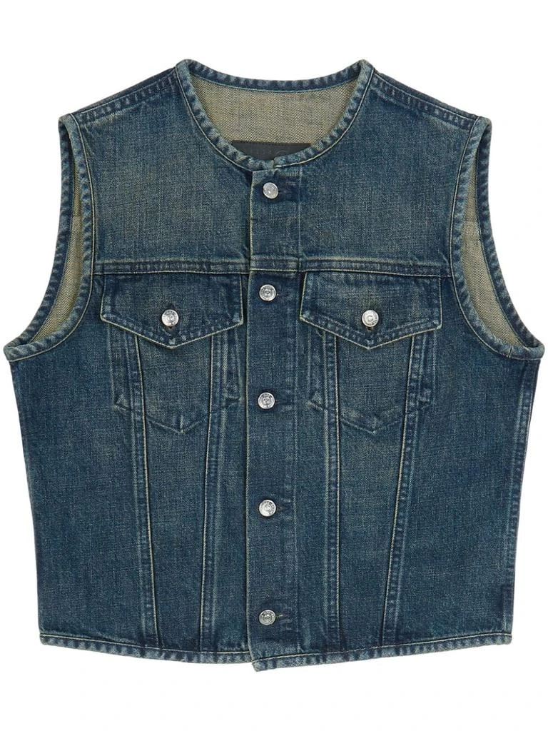 商品MM6|DENIM VEST,价格¥2687,第1张图片