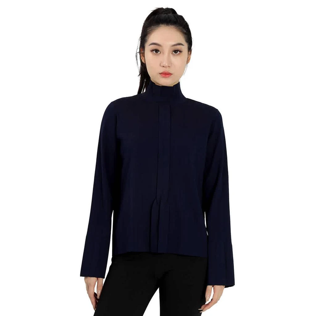 商品A.P.C.|A.P.C. Blue Long Sleeved Front Pleated Shirt, Size Medium,价格¥427,第1张图片