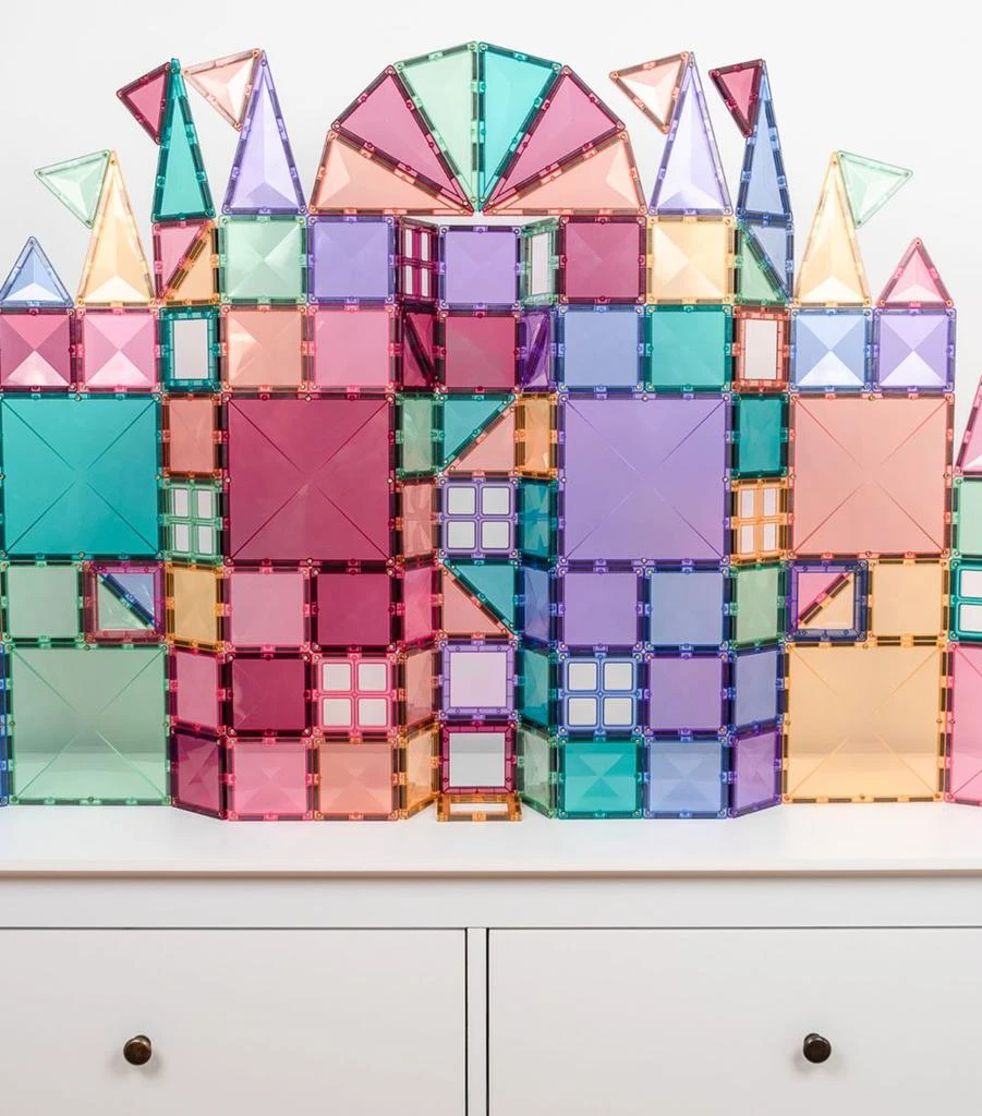 商品Connetix Tiles|Pastel Mega Pack Play Set,价格¥2123,第3张图片详细描述