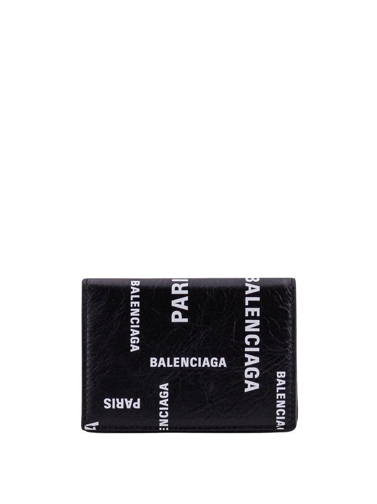 商品Balenciaga|Balenciaga Allover Logo Printed Coin Mini Wallet,价格¥2823,第1张图片