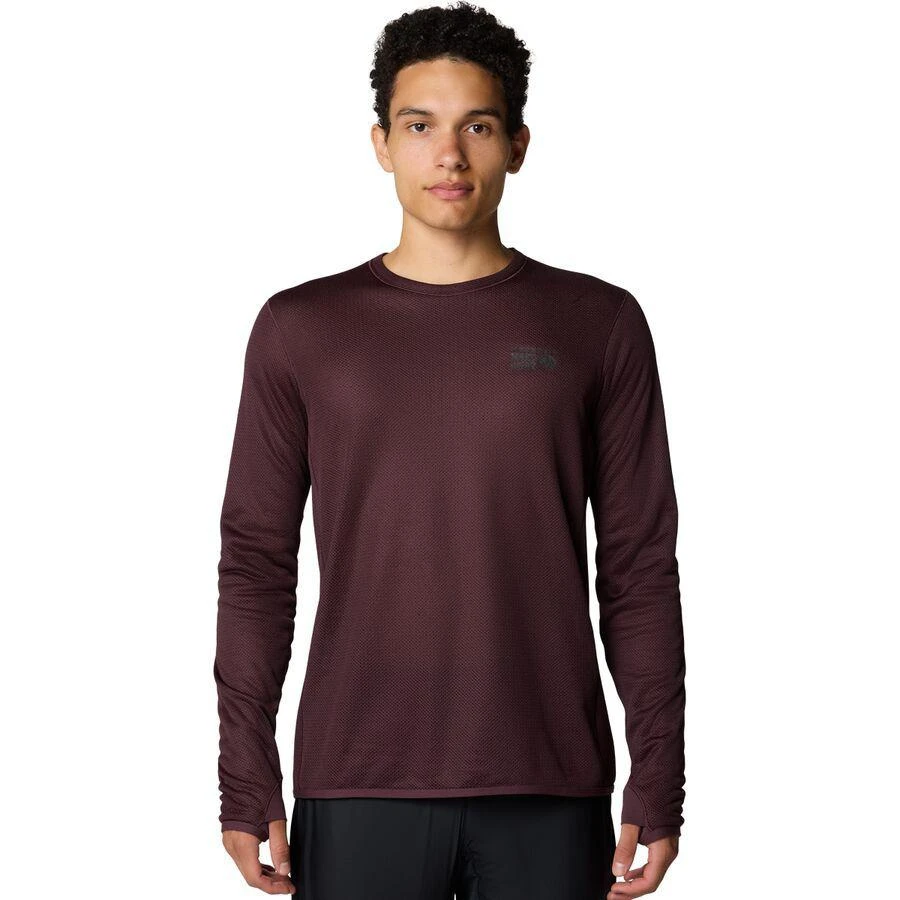 商品Mountain Hardwear|AirMesh Long-Sleeve Crew Top - Men's,价格¥461,第1张图片