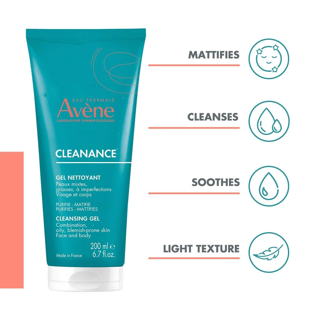 商品Avene|Avene Cleanance Cleansing Gel 6.7 fl.oz.,价格¥193,第3张图片详细描述