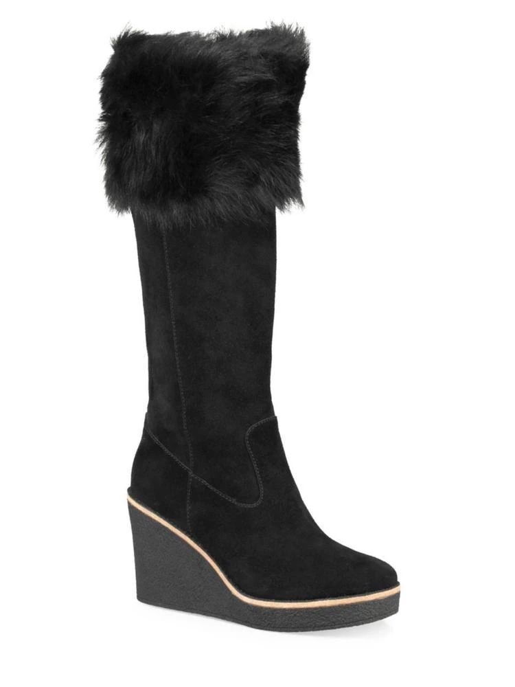 商品UGG|UGG - Valberg Suede Wedge Boots,价格¥1050,第1张图片