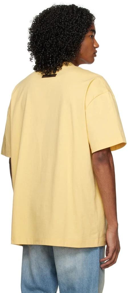 商品Essentials|2023春季新款 黄色纯棉平纹针织T恤,价格¥203,第3张图片详细描述