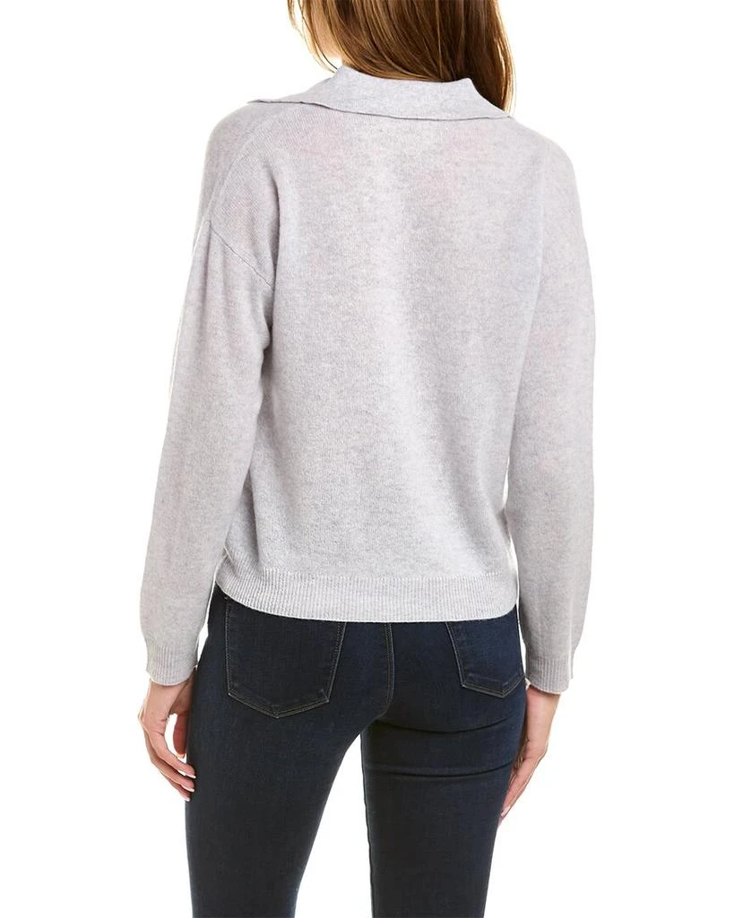 商品Tahari|Elie Tahari Ruffle Split Cashmere Pullover,价格¥798,第2张图片详细描述