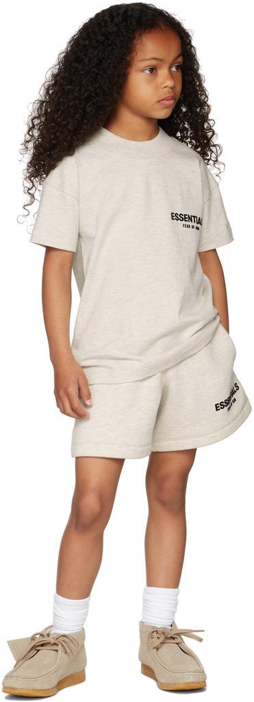 商品Essentials|Kids Off-White Logo Shorts,价格¥283,第6张图片详细描述