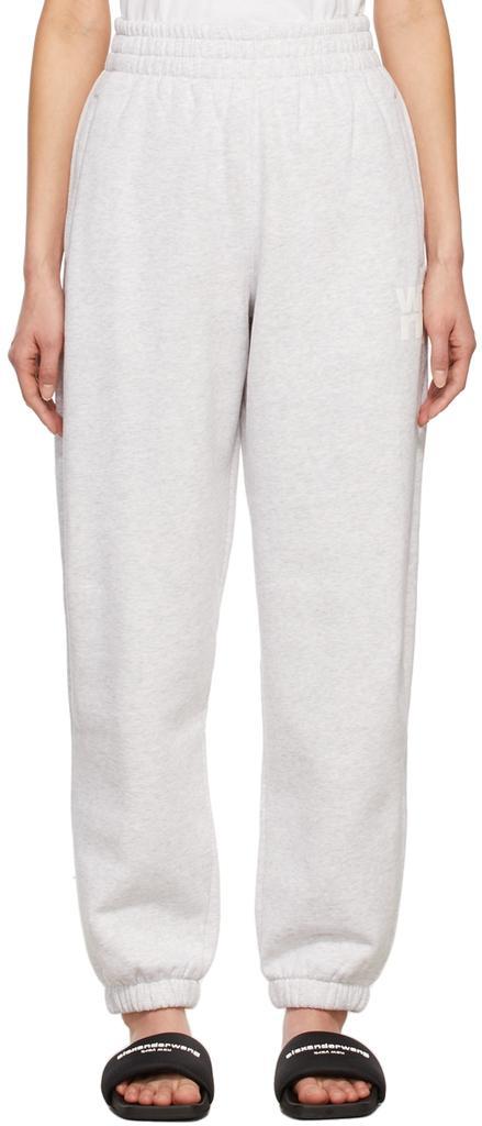 商品Alexander Wang|Grey Puff Logo Lounge Pants,价格¥1165,第1张图片