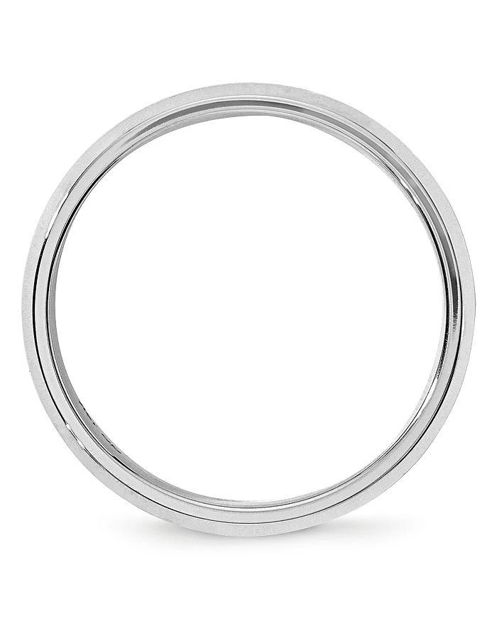 商品Bloomingdale's|Men's 6mm Bevel Edge Comfort Fit Band in 14K White Gold - 100% Exclusive,价格¥2893,第4张图片详细描述