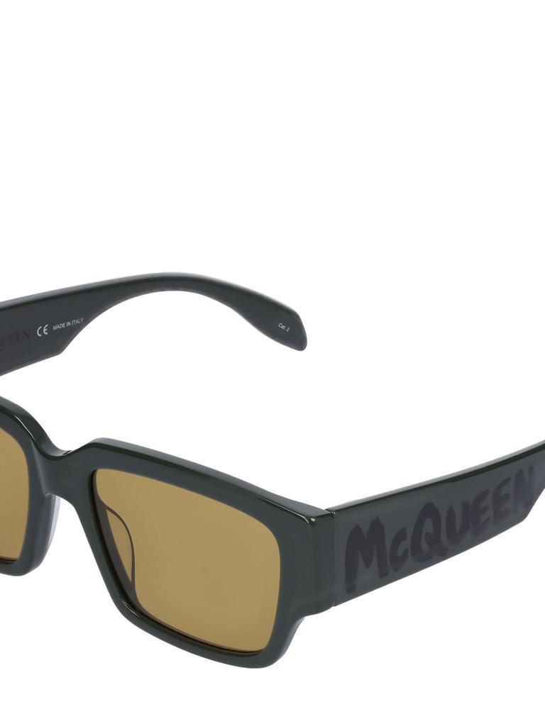 商品Alexander McQueen|Graffiti Squared Acetate Sunglasses,价格¥2229,第4张图片详细描述