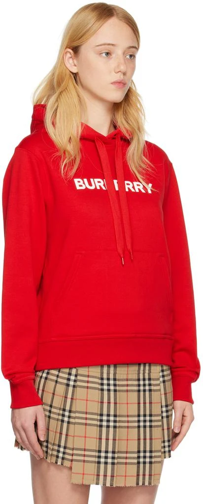 商品Burberry|Red Printed Hoodie,价格¥6139,第2张图片详细描述
