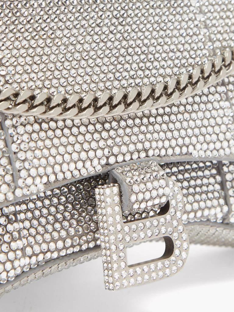 Hourglass crystal-embellished cross-body bag 商品