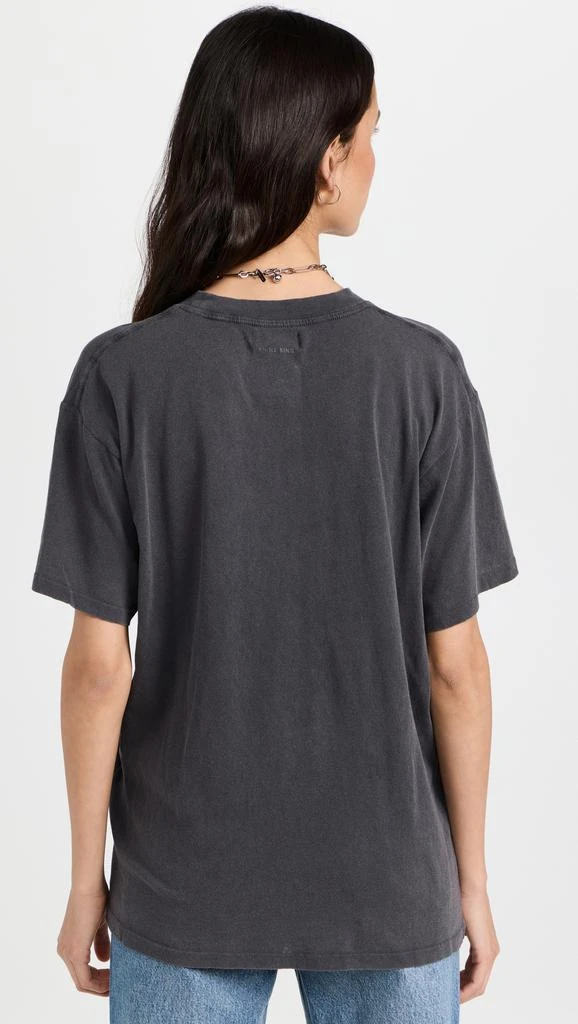 商品ANINE BING|ANINE BING Lili 蝴蝶 T 恤 - 水洗黑色,价格¥748,第3张图片详细描述