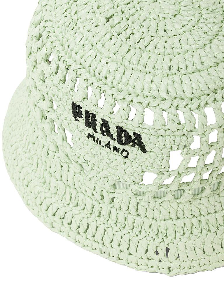 Prada Raffia Bucket Hat - Hats - Free Shipping - BeyondStyle