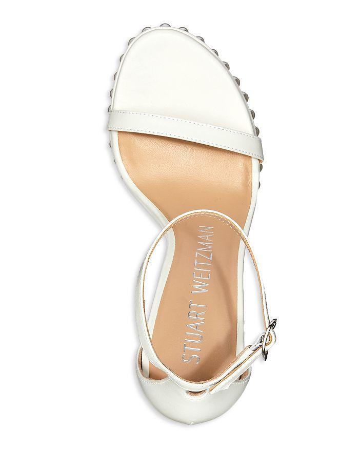 商品Stuart Weitzman|Women's Nudist Disco Embellished Ankle Strap Sandals,价格¥2429,第5张图片详细描述