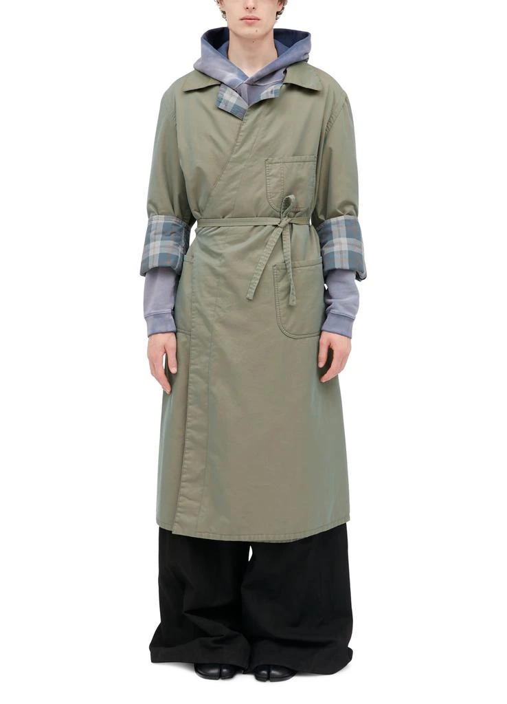 商品MAISON MARGIELA|Reversible tonic cotton trench coat,价格¥26030,第2张图片详细描述