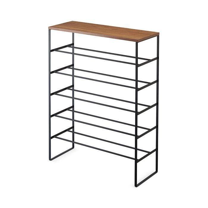 商品Yamazaki|Tower 6-Tier Wood Top Shoe Rack,价格¥933,第1张图片