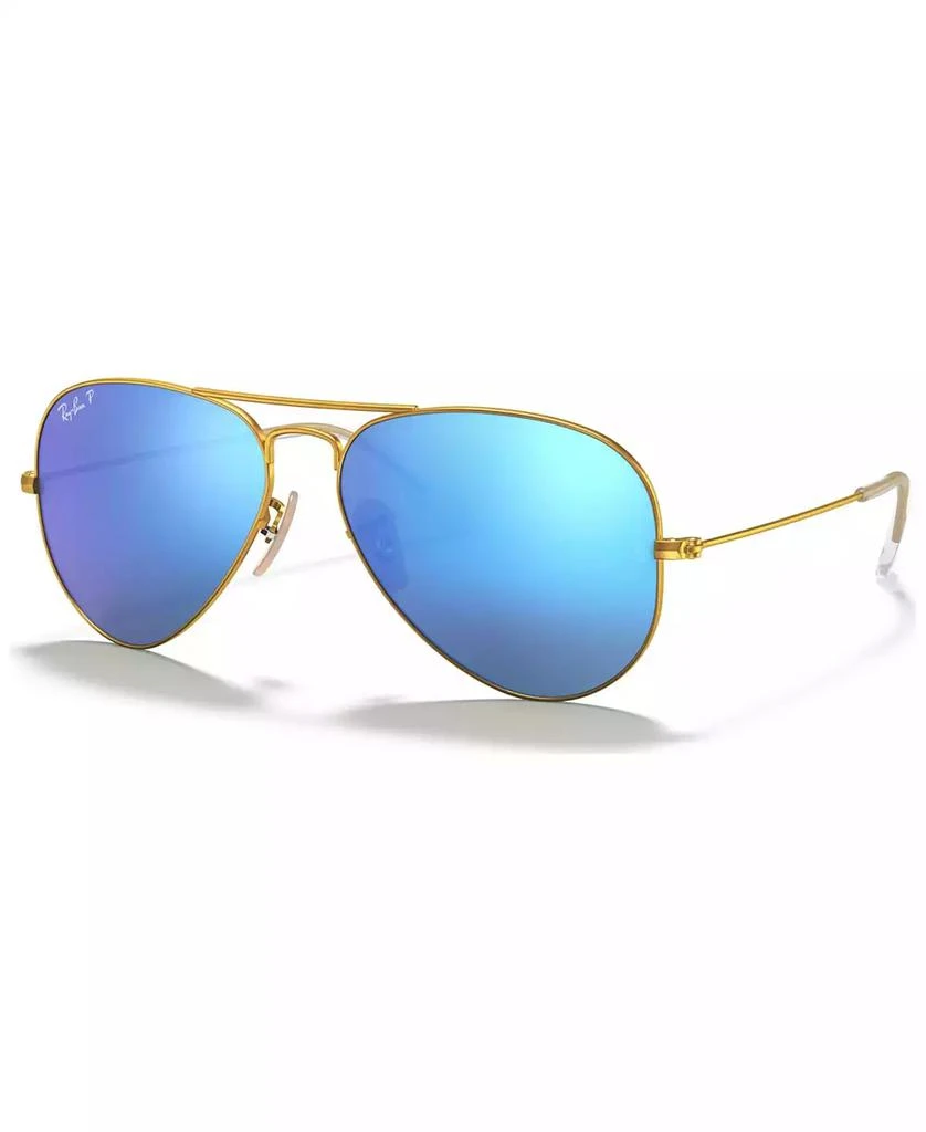 商品Ray-Ban|Polarized Sunglasses, RB3025 AVIATOR MIRROR,价格¥1818,第1张图片