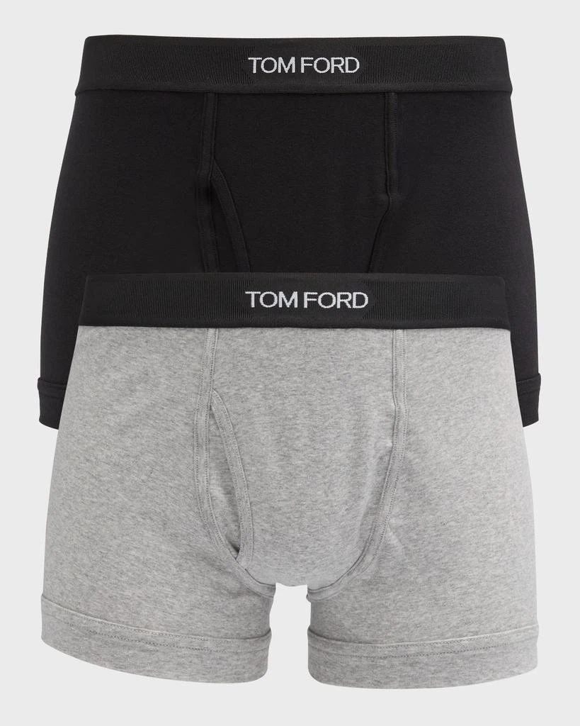 商品Tom Ford|Men's 2-Pack Solid Jersey Boxer Briefs,价格¥775,第1张图片