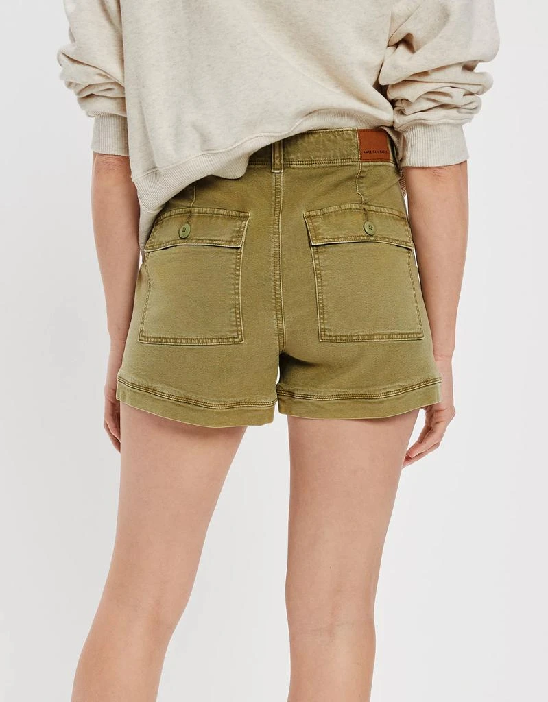 商品AE|AE Highest Waist '90s Boyfriend Cargo Short,价格¥137,第3张图片详细描述