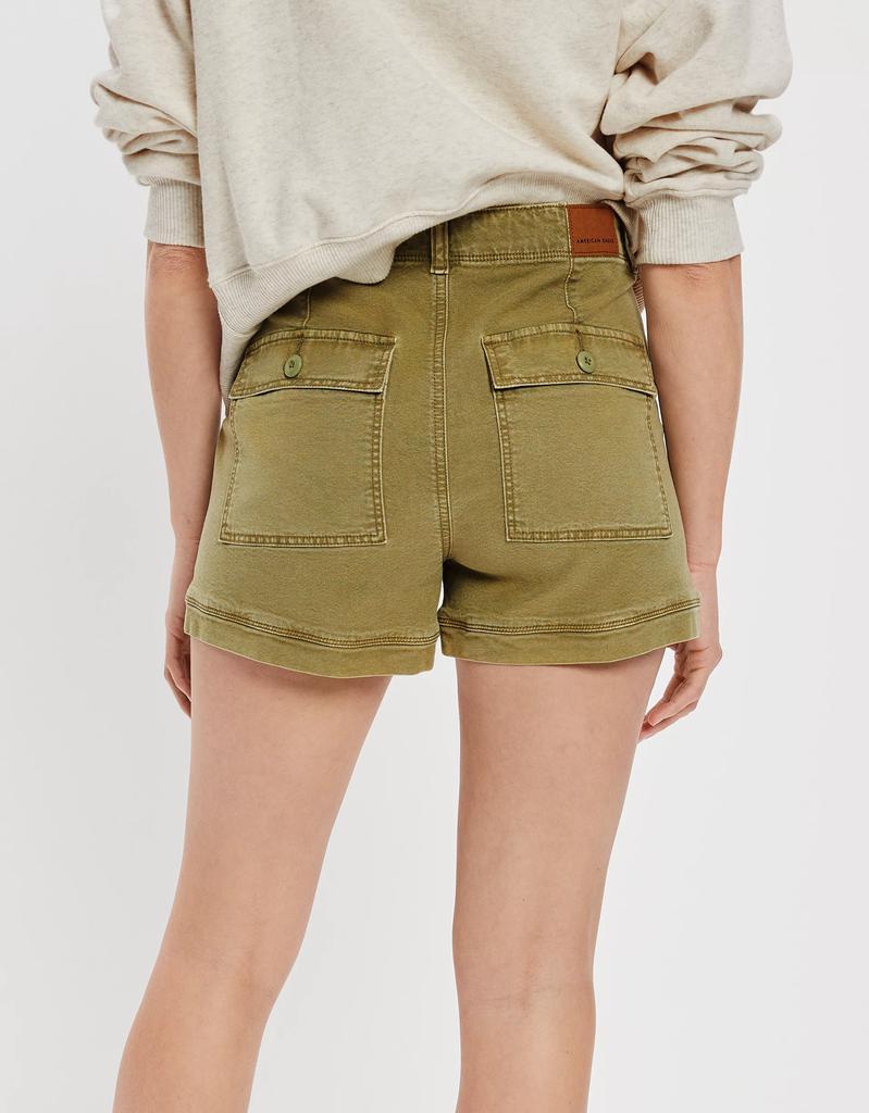 商品AE|AE Highest Waist '90s Boyfriend Cargo Short,价格¥297,第5张图片详细描述