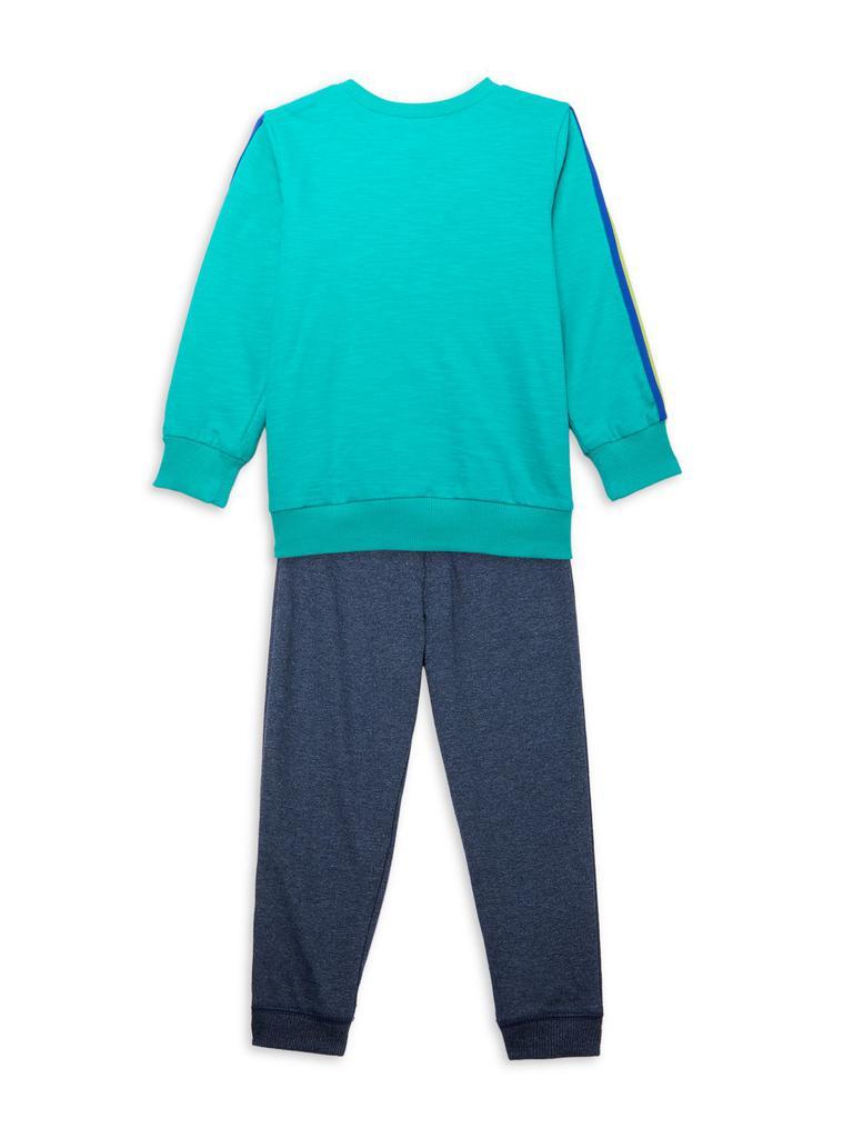 商品Little Me|Baby Boy’s Rocket Sweatshirt & Joggers Set,价格¥111,第4张图片详细描述