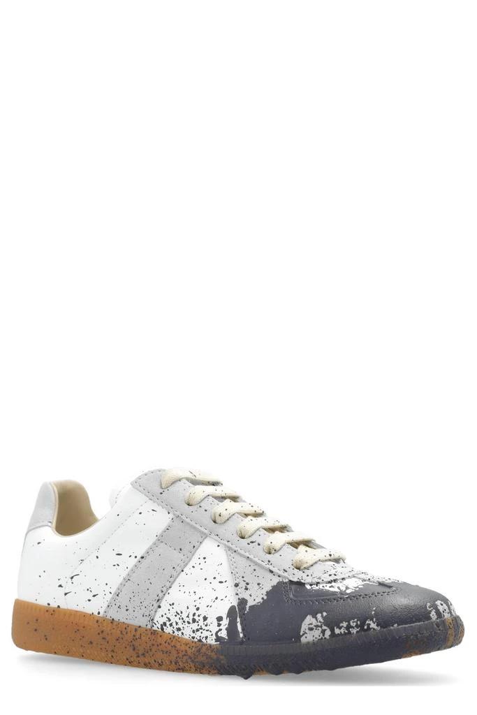 商品MAISON MARGIELA|Maison Margiela Paint Replica Lace-Up Sneakers,价格¥3424,第2张图片详细描述