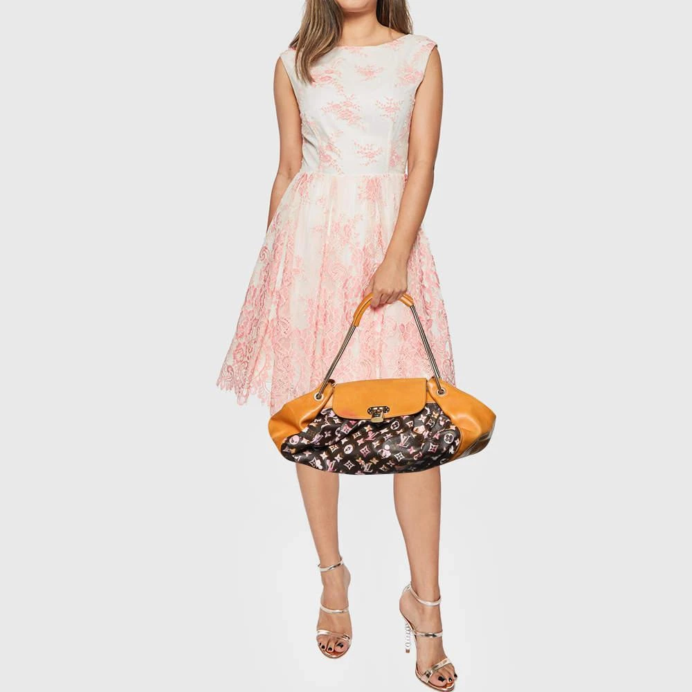 商品[二手商品] Louis Vuitton|Louis Vuitton Richard Prince Monogram Limited Edition Watercolor Aquarelle Jamais Bag,价格¥8601,第2张图片详细描述