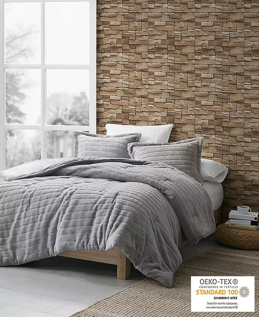商品Macy's|Amara Faux Fur 3-Pc. Comforter Set,价格¥747,第5张图片详细描述