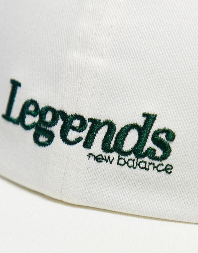 商品New Balance|New Balance legends cap in off white,价格¥140,第2张图片详细描述