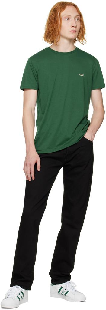 Green Pima Cotton T-Shirt商品第4张图片规格展示
