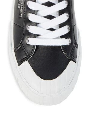 商品Calvin Klein|Veronik Faux Fur-Trim Backless Sneakers,价格¥149,第5张图片详细描述