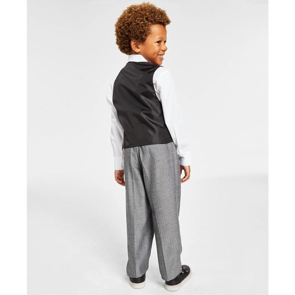 商品Nautica|Little Boys 4-Pc. Velvet Vest, Pants, Shirt & Bowtie Set,价格¥193,第3张图片详细描述