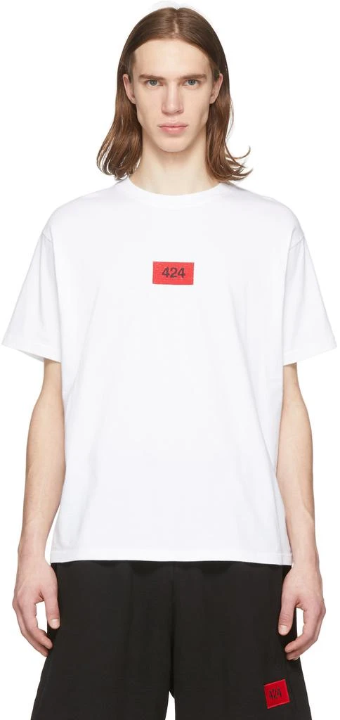 商品424|White Box Logo Essential T恤,价格¥600,第1张图片