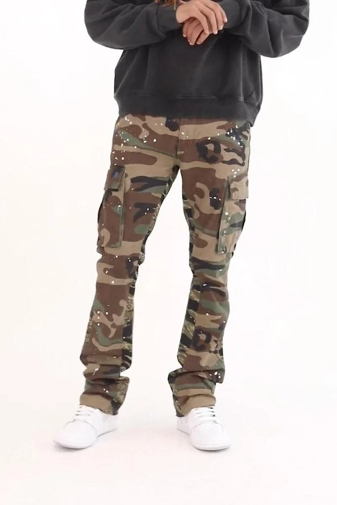 商品MNML|Bootcut Cargo Pants - Camo,价格¥211,第3张图片详细描述