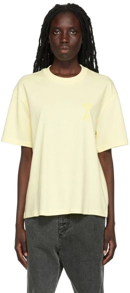 商品AMI|Yellow Ami de Cœur T-Shirt,价格¥1158,第1张图片