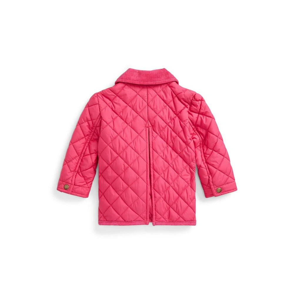 商品Ralph Lauren|Baby Girls Quilted Water Repellent Barn Jacket,价格¥349,第3张图片详细描述