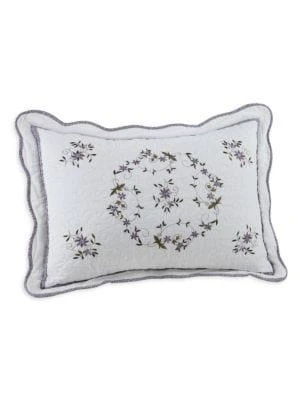 商品Modern Heirloom|Gwen Floral Embroidered King Pillow Sham,价格¥183,第1张图片