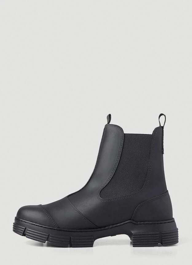 商品Ganni|Recycled Rubber Boots in Black,价格¥1202,第3张图片详细描述