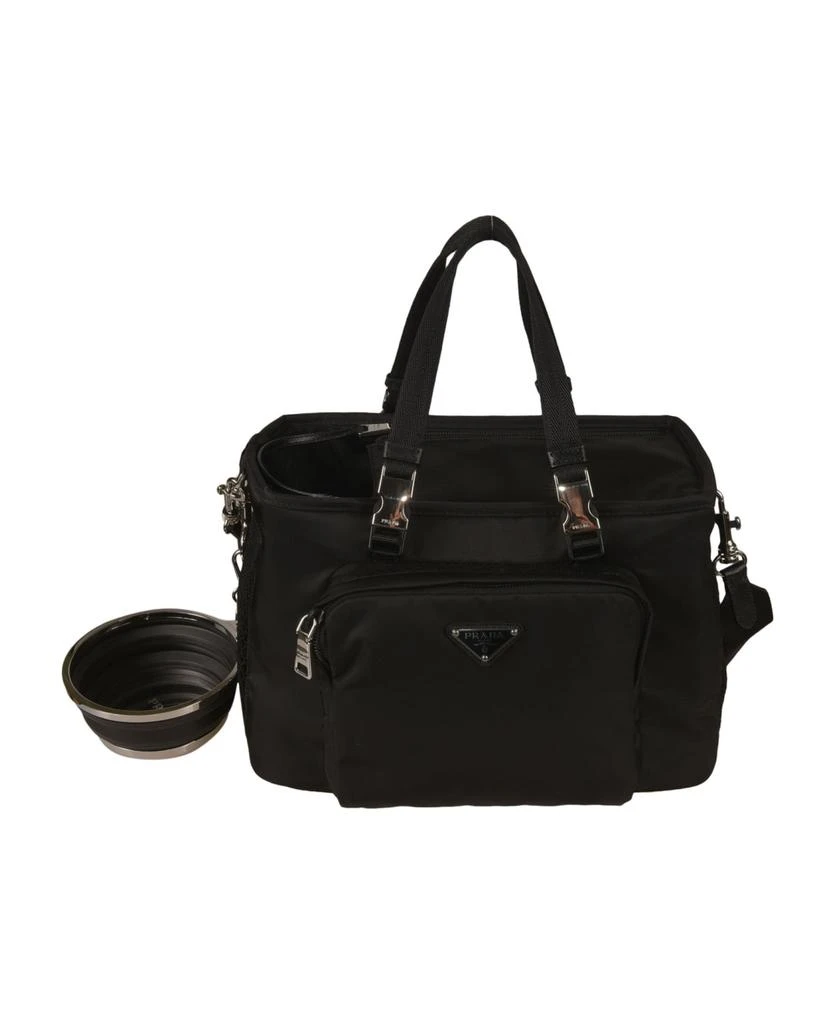 商品Prada|Logo Plaque Box Shoulder Bag,价格¥15854,第1张图片