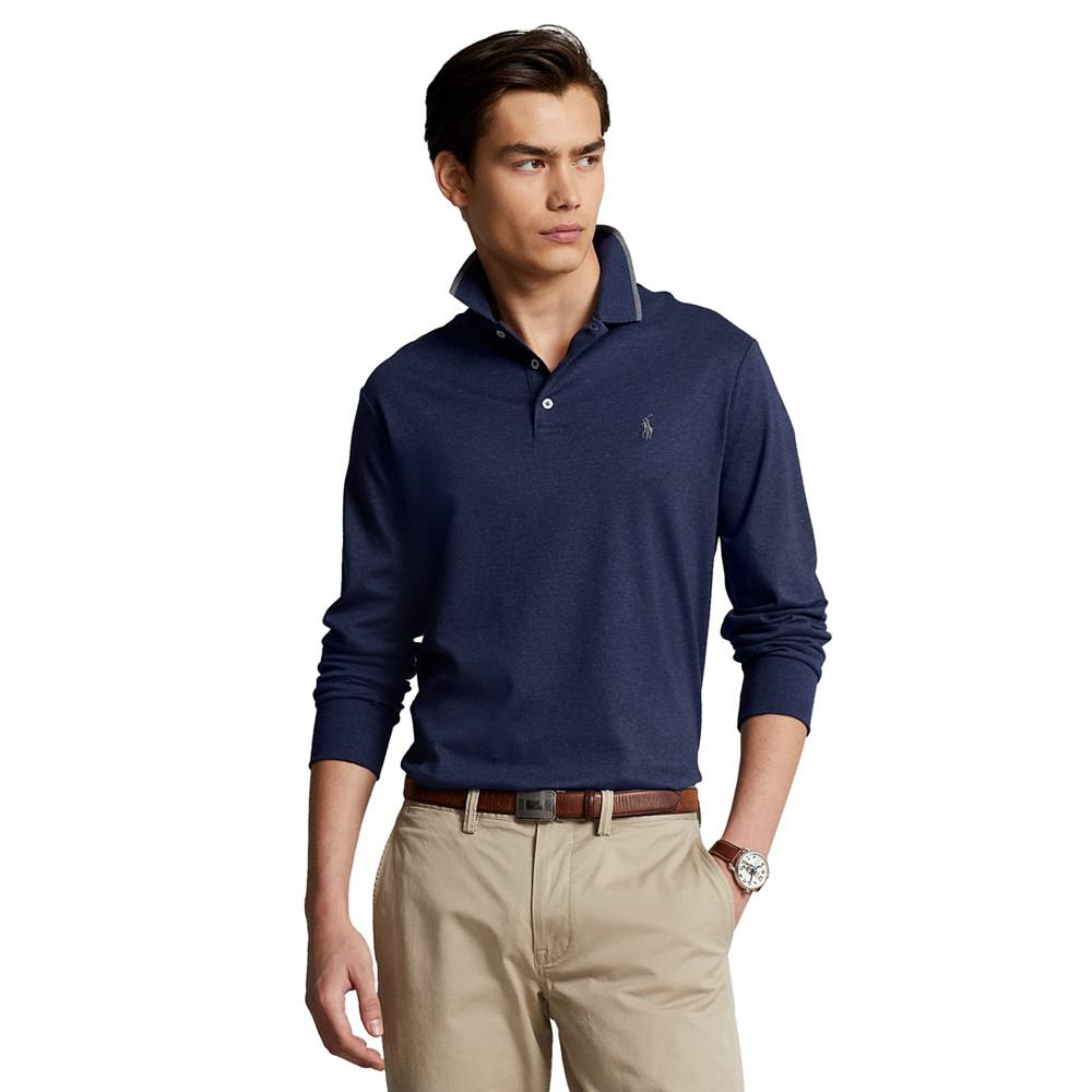 Men's Classic-Fit Soft Cotton Polo Shirt商品第1张图片规格展示