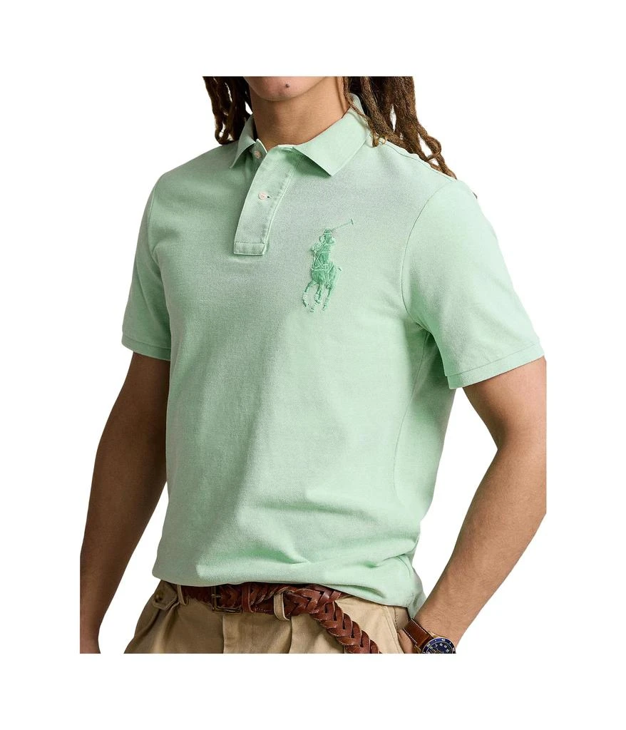 商品Ralph Lauren|Custom Slim Fit Big Pony Mesh Polo Shirt,价格¥559,第3张图片详细描述