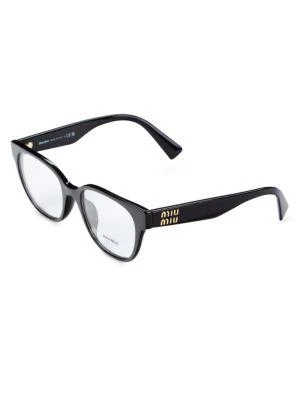 商品Miu Miu|52MM Square Eyeglasses,价格¥1201,第2张图片详细描述