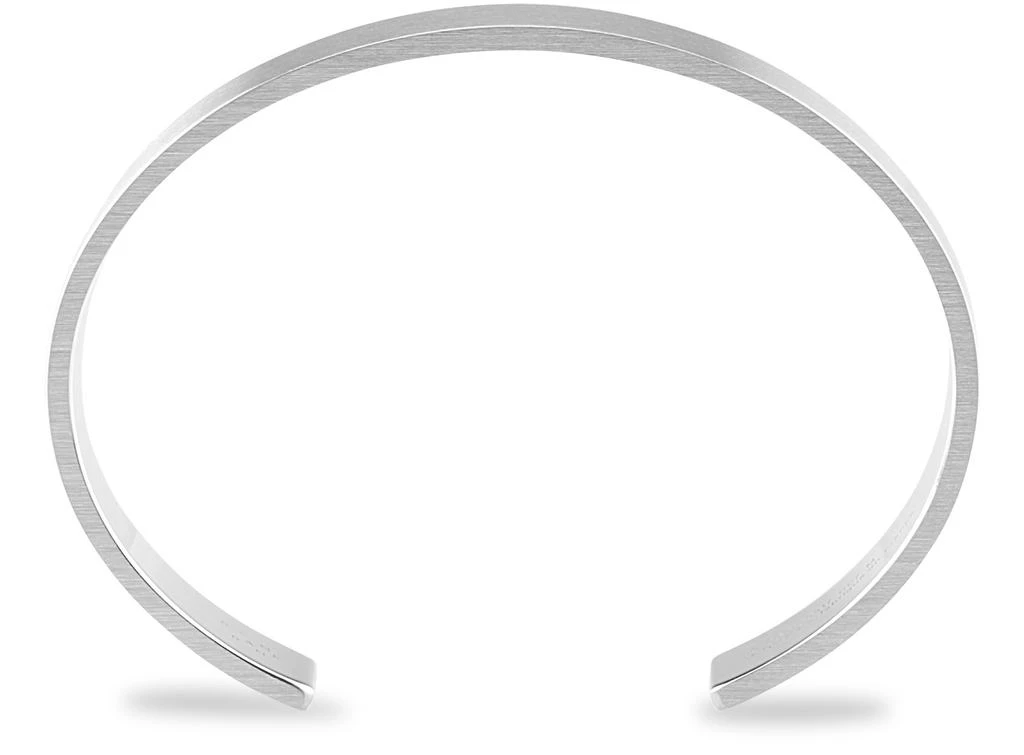 商品Le Gramme|Brushed Sterling silver ribbon bracelet 33g,价格¥4643,第5张图片详细描述